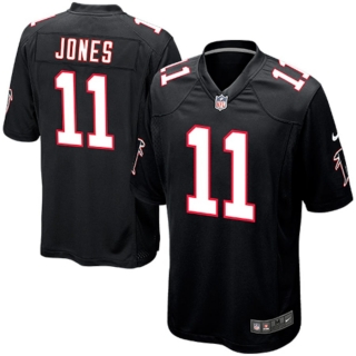 Mens Atlanta Falcons Julio Jones Nike Black Alternate Game Jersey