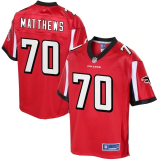Men's Atlanta Falcons Jake Matthews NFL Pro Line Big & Tall Team Color Jersey