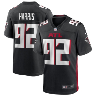 Men's Atlanta Falcons Charles Harris Nike Black Game Jersey