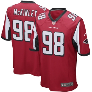 Men's Atlanta Falcons Takkarist McKinley Nike Red Game Jersey
