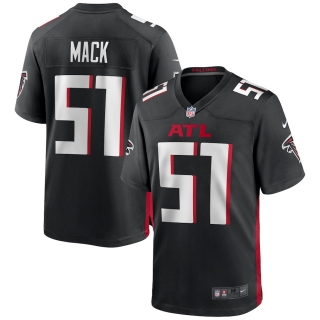 Men's Atlanta Falcons Alex Mack Nike Black Game Jersey