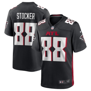 Men's Atlanta Falcons Luke Stocker Nike Black Game Jersey