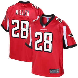 Men's Atlanta Falcons Jordan Miller NFL Pro Line Red Big & Tall Team Player Jersey