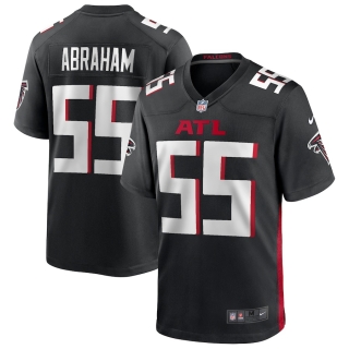 Men's Atlanta Falcons John Abraham Nike Black Game Retired Player Jersey