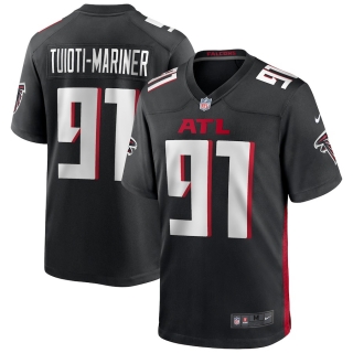 Men's Atlanta Falcons Jacob Tuioti-Mariner Nike Black Team Game Jersey