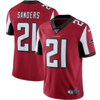 Men's Atlanta Falcons Deion Sanders Nike Red NFL 100 Retired Vapor Limited Jersey