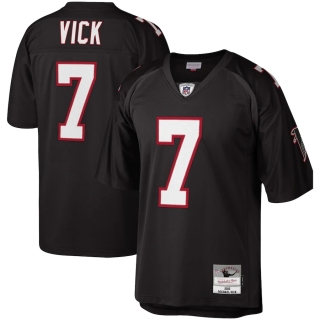Men's Atlanta Falcons Michael Vick Mitchell & Ness Black Legacy Replica Jersey