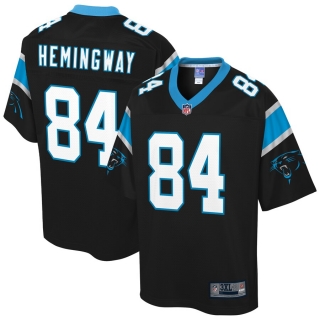 Men's Carolina Panthers Temarrick Hemingway NFL Pro Line Black Big & Tall Player Jersey