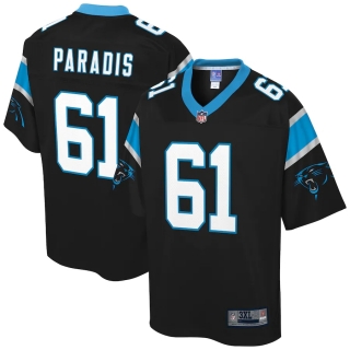 Men's Carolina Panthers Matt Paradis NFL Pro Line Black Big & Tall Team Player Jersey