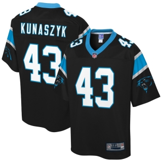 Men's Carolina Panthers Jordan Kunaszyk NFL Pro Line Black Big & Tall Player Jersey