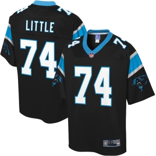 Men's Carolina Panthers Greg Little NFL Pro Line Black Big & Tall Player Jersey