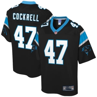 Men's Carolina Panthers Ross Cockrell NFL Pro Line Black Big & Tall Player Jersey