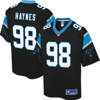 Men's Carolina Panthers Marquis Haynes NFL Pro Line Black Big & Tall Player Jersey