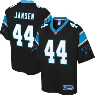Men's Carolina Panthers JJ Jansen NFL Pro Line Black Big & Tall Player Jersey