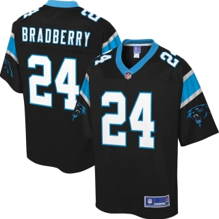 Men's Carolina Panthers James Bradberry NFL Pro Line Black Big & Tall Player Jersey