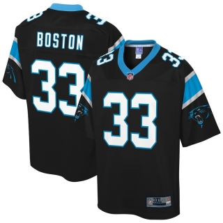 Men's Carolina Panthers Tre Boston NFL Pro Line Black Big & Tall Player Jersey