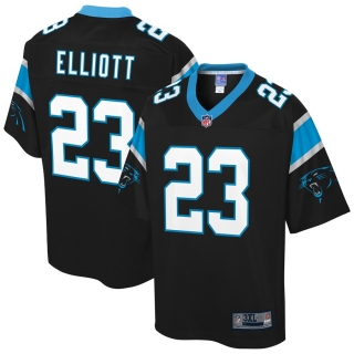 Men's Carolina Panthers Javien Elliott NFL Pro Line Black Big & Tall Team Color Player Jersey