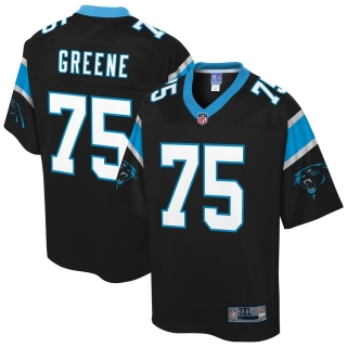 Men's Carolina Panthers Brandon Greene NFL Pro Line Black Big & Tall Team Color Player Jersey