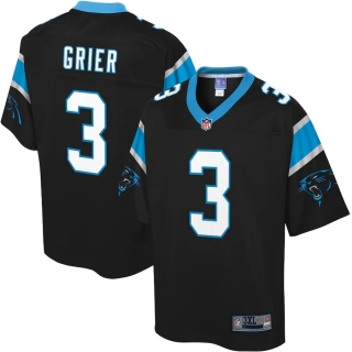 Men's Carolina Panthers Will Grier NFL Pro Line Black Big & Tall Player Jersey