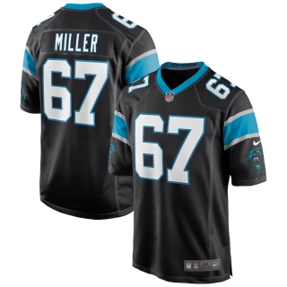 Men's Carolina Panthers John Miller Nike Black Game Jersey