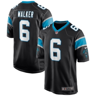 Men's Carolina Panthers PJ Walker Nike Black Game Jersey