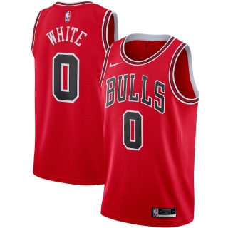 Men's Chicago Bulls Coby White Nike Red 2020-21 Swingman Jersey - Icon Edition