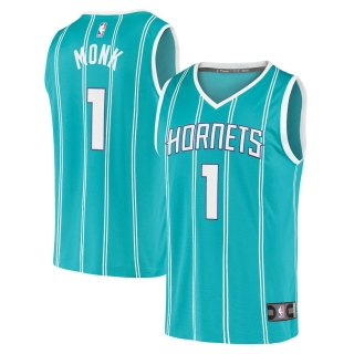 Men's Charlotte Hornets Malik Monk Fanatics Branded Teal 2020-21 Fast Break Replica Jersey - Icon Edition