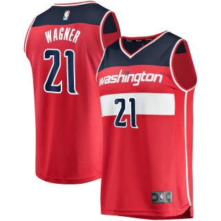 Men's Washington Wizards Moritz Wagner Fanatics Branded Red Fast Break Replica Jersey - Icon Edition