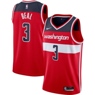 Men's Washington Wizards Bradley Beal Nike Red 2020-21 Swingman Jersey - Icon Edition