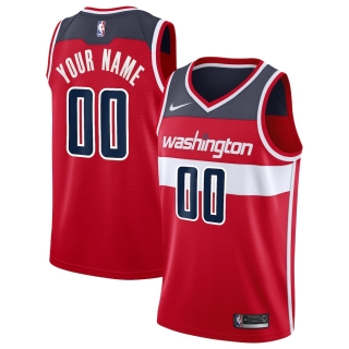 Men's Washington Wizards Nike Red 2020-21 Swingman Custom Jersey – Icon Edition