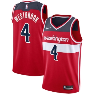 Men's Washington Wizards Russell Westbrook Nike Red 2020-21 Swingman Jersey - Icon Edition
