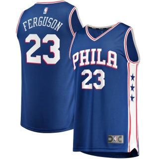 Men's Philadelphia 76ers Terrance Ferguson Fanatics Branded Royal 2020-21 Fast Break Replica Jersey - Icon Edition