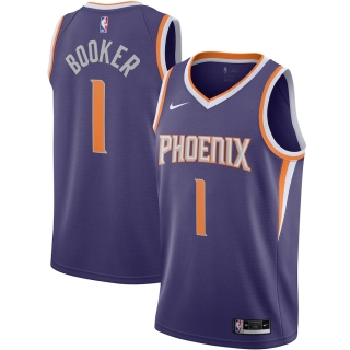 Men's Phoenix Suns Devin Booker Nike Purple 2020-21 Swingman Jersey - Icon Edition