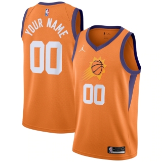 Men's Phoenix Suns Jordan Brand Orange Swingman Custom Jersey - Statement Edition