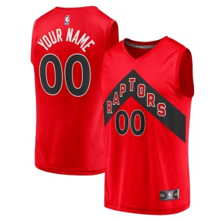 Men's Toronto Raptors Fanatics Branded Red 2020 Fast Break Replica Custom Jersey - Icon Edition