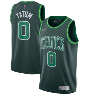 Men's Boston Celtics Jayson Tatum Nike Green 2020-21 Swingman Player Jersey – Earned Edition