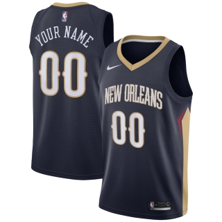 Men's New Orleans Pelicans Nike Navy 2020-21 Swingman Custom Jersey – Icon Edition