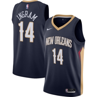 Men's New Orleans Pelicans Brandon Ingram Nike Navy 2020-21 Swingman Jersey - Icon Edition