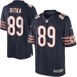 Mens Nike Mike Ditka Navy Blue Chicago Bears Retired Player Limited Jersey