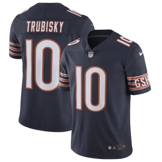 Men's Chicago Bears Mitchell Trubisky Nike Navy Vapor Untouchable Limited Jersey