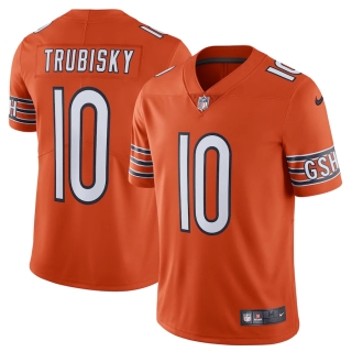 Men's Chicago Bears Mitchell Trubisky Nike Orange Alternate Vapor Untouchable Limited Player Jersey