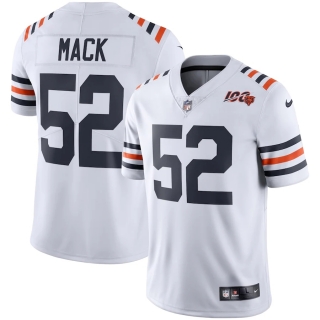 Men's Chicago Bears Khalil Mack Nike White 2019 100th Season Alternate Classic Limited Jersey