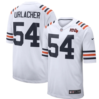 Men's Chicago Bears Brian Urlacher Nike White 2019 100th Season Alternate Classic Retired Player Game Jersey