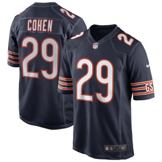 Men's Chicago Bears Tarik Cohen Nike Navy Game Jersey