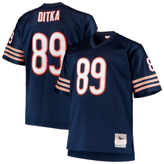 Men's Chicago Bears Mike Ditka Mitchell & Ness Navy Big & Tall 1966 Retired Player Replica Jersey
