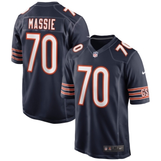 Men's Chicago Bears Bobby Massie Nike Navy Game Jersey