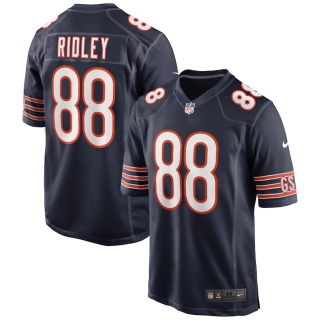 Men's Chicago Bears Riley Ridley Nike Navy Game Jersey