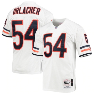 Men's Chicago Bears Brian Urlacher Mitchell & Ness White 2000 Authentic Throwback Retired Player Jersey