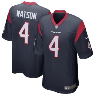 Men's Houston Texans Deshaun Watson Nike Navy Game Player Jersey