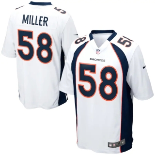 Mens Denver Broncos Von Miller Nike White Game Jersey